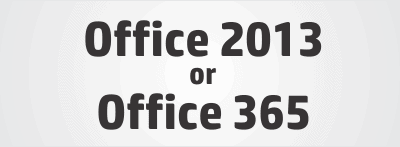 Comparing Office 2013 and 365