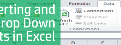 Inserting and Using Drop Down Lists in Excel