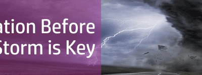 Communication Before the Storm is Key