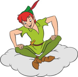 peter pan on cloud